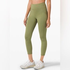 LAST DROP$😍NWT💚Lululemon Invigorate High-Rise Tight 25” Bronze Green Sz 6